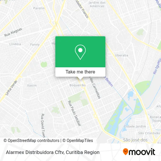 Alarmex Distribuidora Cftv map