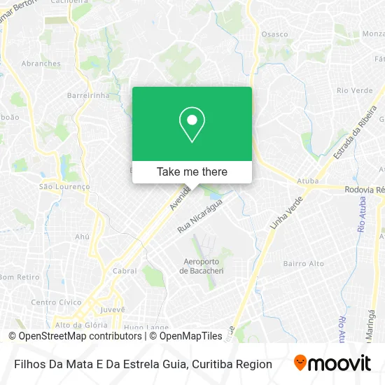 Filhos Da Mata E Da Estrela Guia map