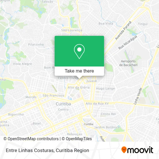 Entre Linhas Costuras map