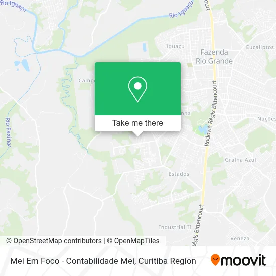 Mei Em Foco - Contabilidade Mei map