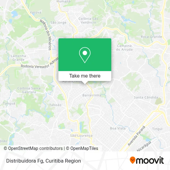 Distribuidora Fg map