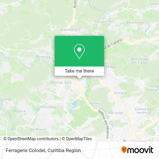 Ferragens Colodel map