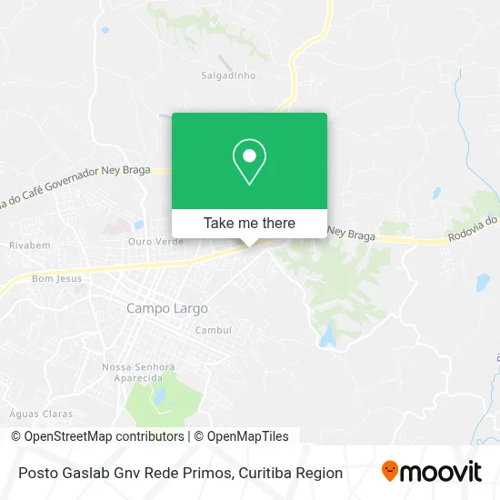 Posto Gaslab Gnv Rede Primos map