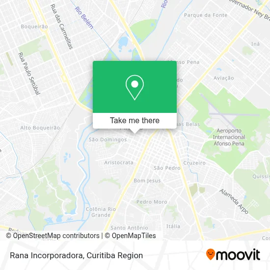 Rana Incorporadora map