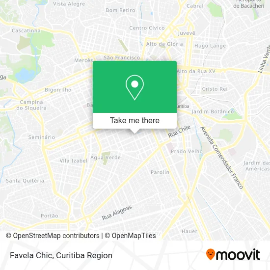 Favela Chic map