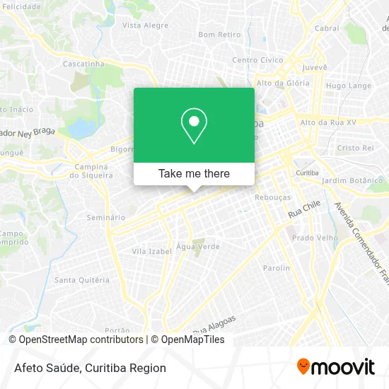 Afeto Saúde map