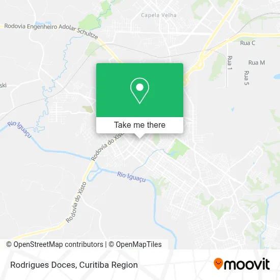Rodrigues Doces map