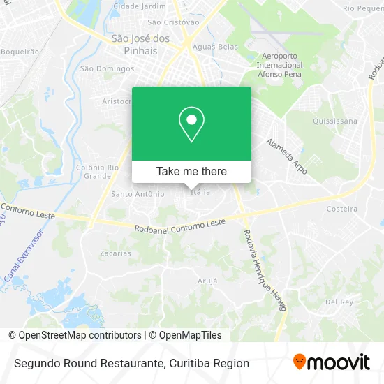 Segundo Round Restaurante map