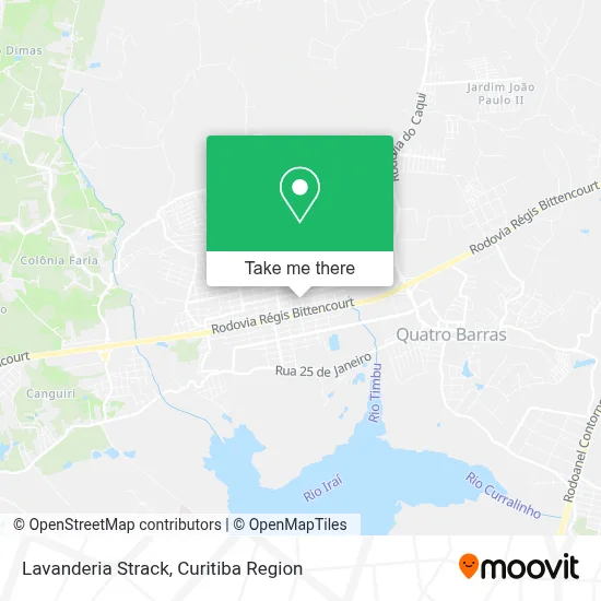 Lavanderia Strack map