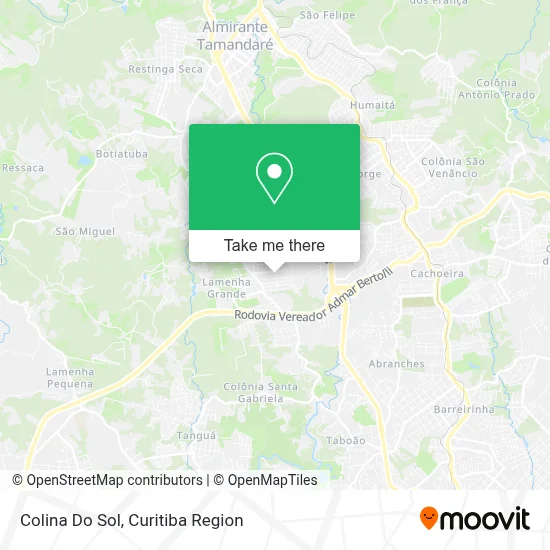 Colina Do Sol map
