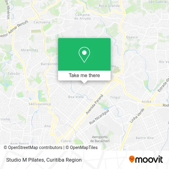 Studio M Pilates map