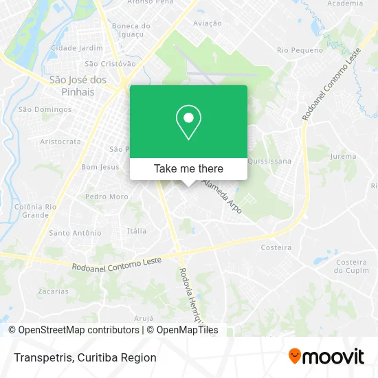 Transpetris map