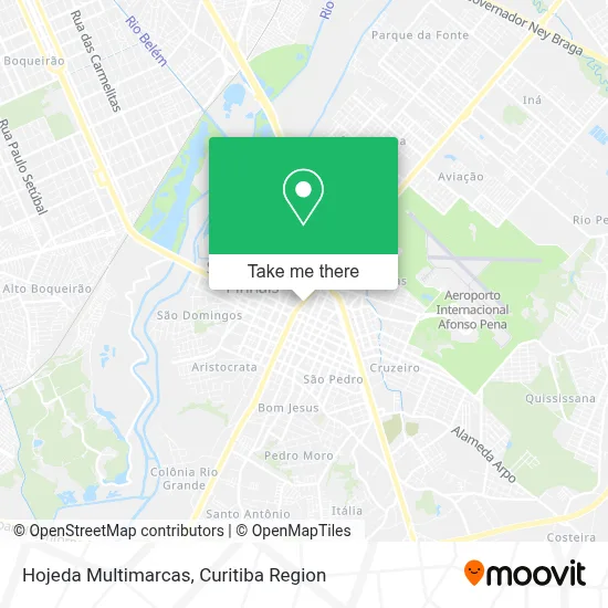 Hojeda Multimarcas map