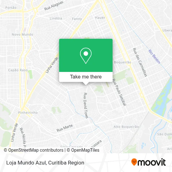 Loja Mundo Azul map