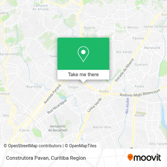 Construtora Pavan map