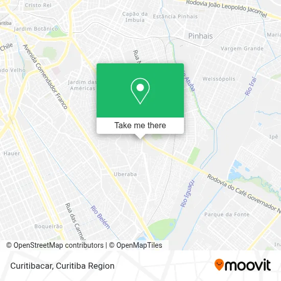 Curitibacar map