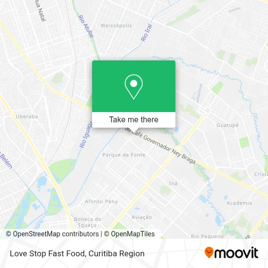 Love Stop Fast Food map