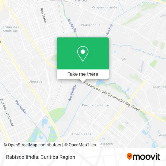 Rabiscolândia map