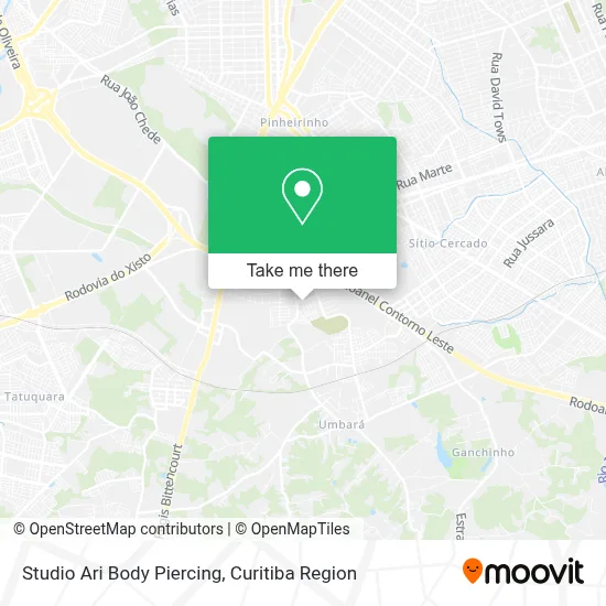 Studio Ari Body Piercing map