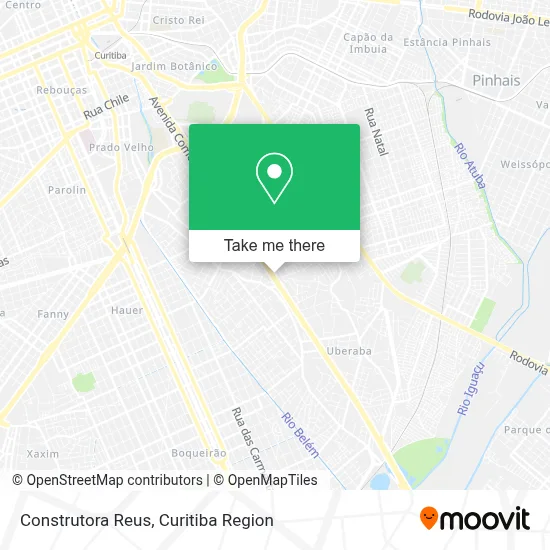 Construtora Reus map