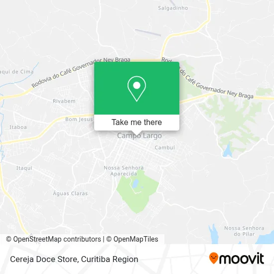 Cereja Doce Store map