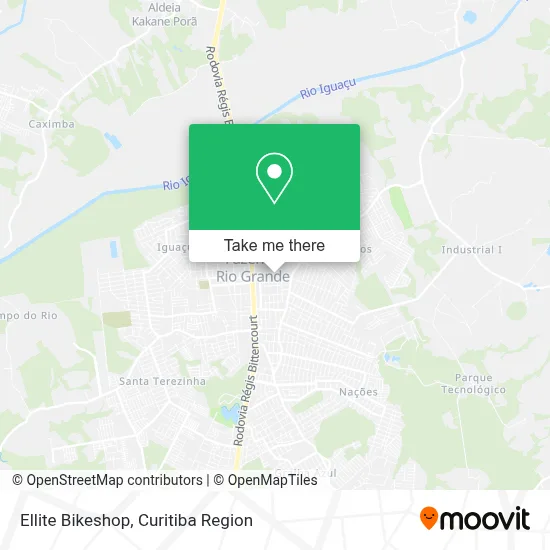 Ellite Bikeshop map