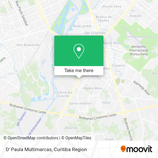 D' Paula Multimarcas map
