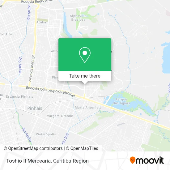 Toshio II Mercearia map