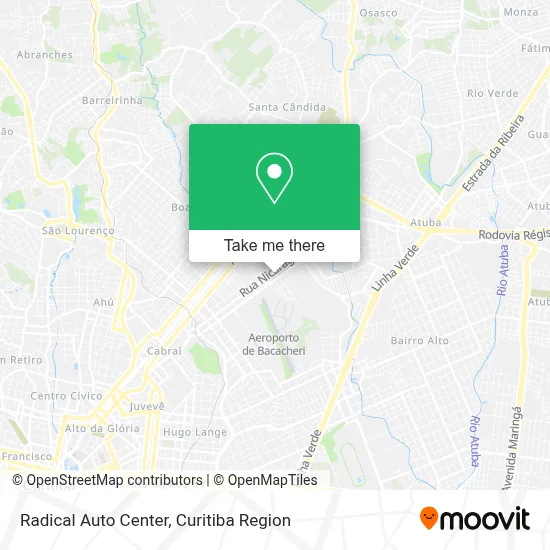 Radical Auto Center map
