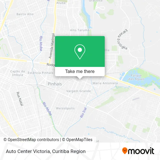 Auto Center Victoria map