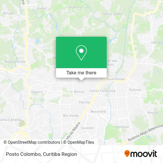 Posto Colombo map