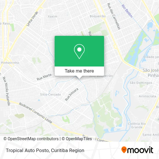 Tropical Auto Posto map