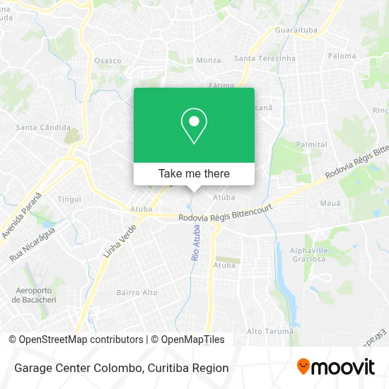 Garage Center Colombo map
