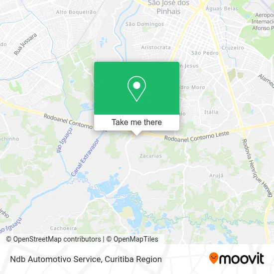 Ndb Automotivo Service map