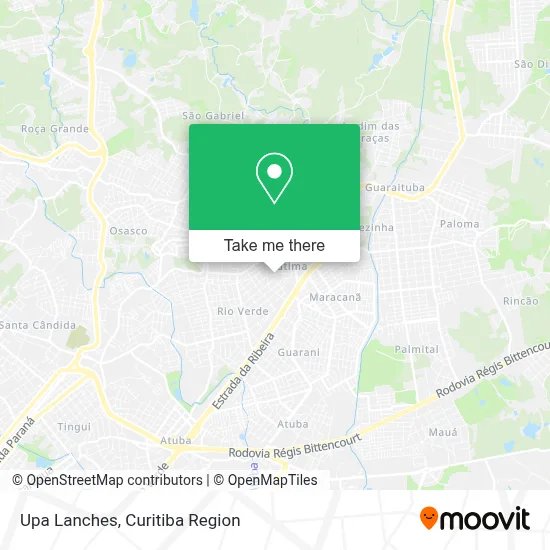 Upa Lanches map