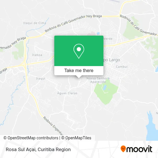 Rosa Sul Açai map