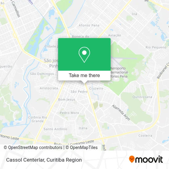 Cassol Centerlar map