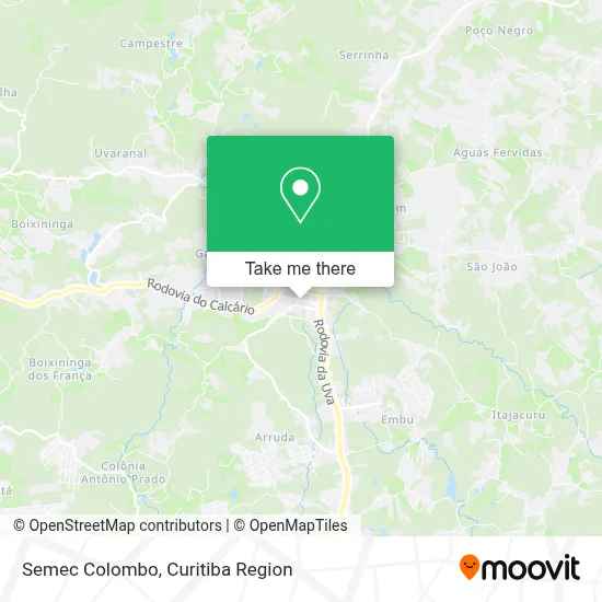 Semec Colombo map