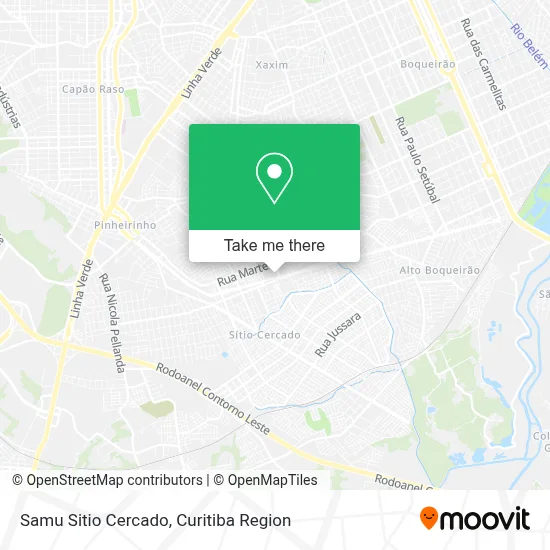 Samu Sitio Cercado map