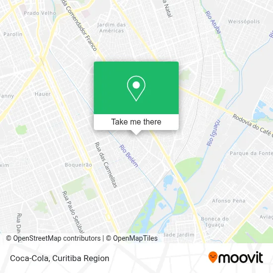 Coca-Cola map