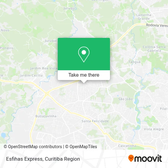 Esfihas Express map