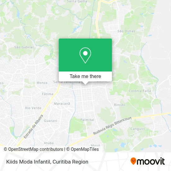 Kiids Moda Infantil map