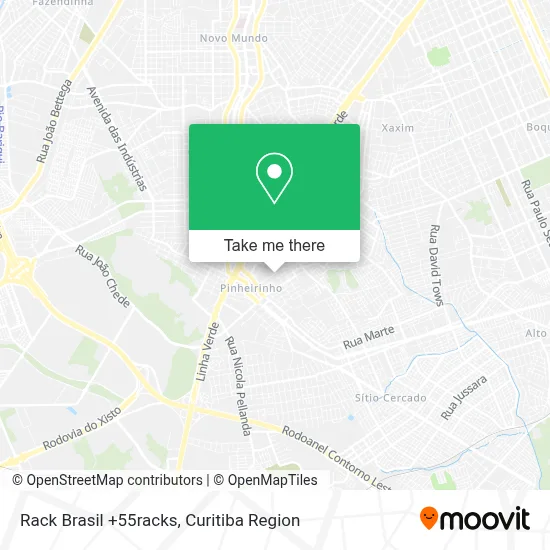 Rack Brasil  +55racks map