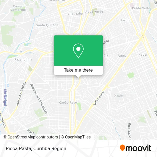Ricca Pasta map