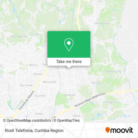 Rcell Telefonia map