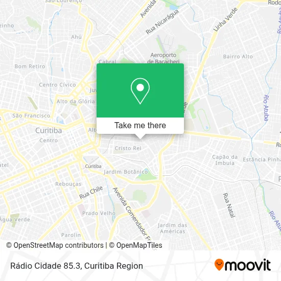 Rádio Cidade 85.3 map