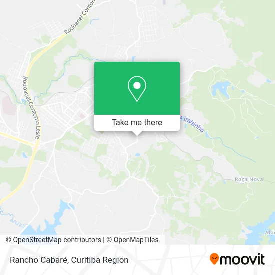 Rancho Cabaré map