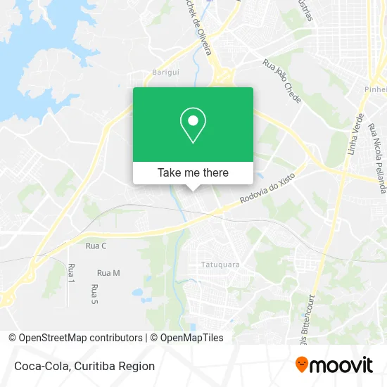 Coca-Cola map