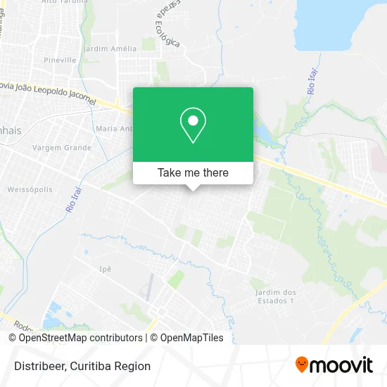 Distribeer map