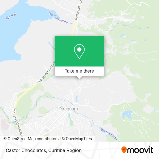 Castor Chocolates map